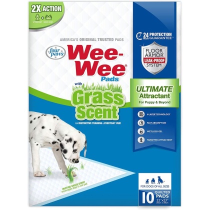 Four Paws Wee Wee Grass Scented Puppy Pads