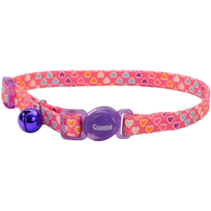 Coastal Pet Safe Cat Breakaway Collar Multi Heart