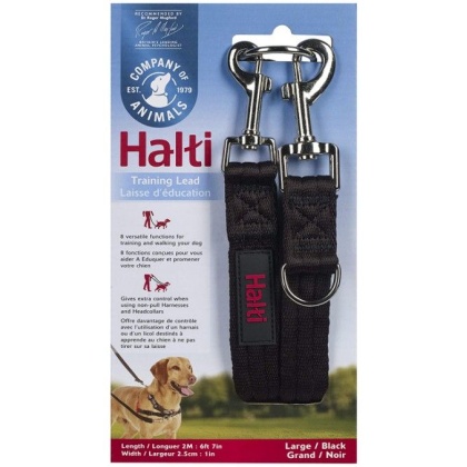 Halti Training Lead for Dogs - Black