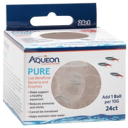 Aqueon Pure LIve Beneficial Bacteria and Enzymes for Aquariums