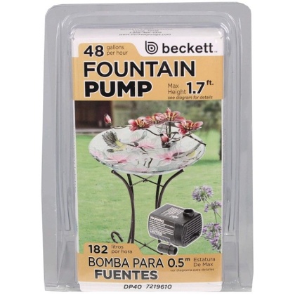 Beckett Crystal Pond and Fountain Water Pump