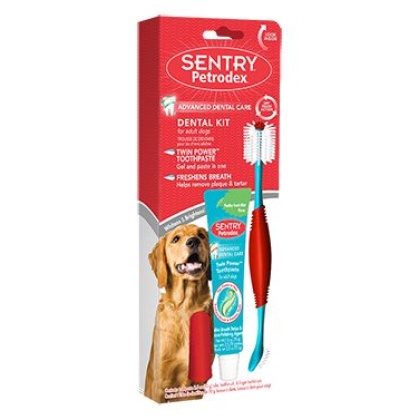 Sentry Petrodex Dental Kit for Adult Dogs