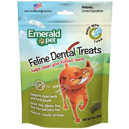 Emerald Pet Feline Dental Treats Tuna Flavor