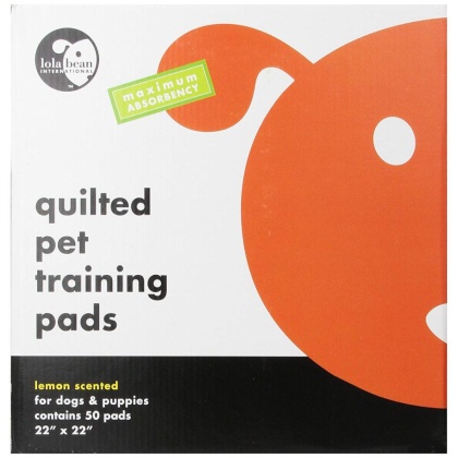 Lola Bean Quilted Pet Training Pads - Lemon Scent