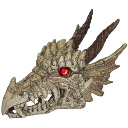 Penn Plax Gazer Dragon Skull Aquarium Ornament