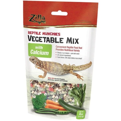 Zilla Reptile Munchies - Vegetable Mix with Calcium