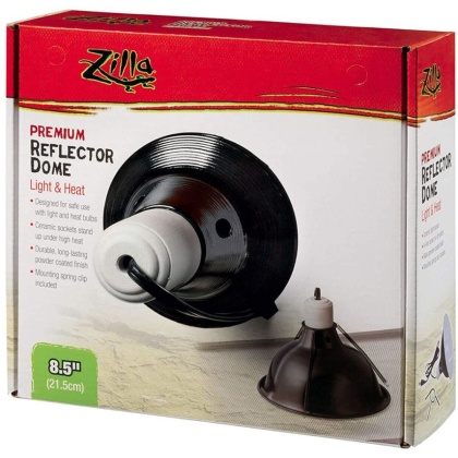 Zilla Premium Reflector Dome - Light & Heat