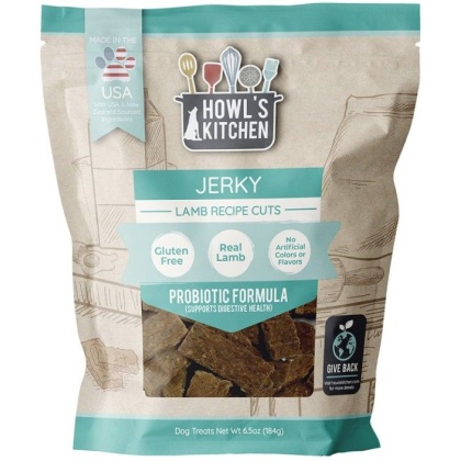 Howls Kitchen Lamb Jerky Cuts Probiotic Formula