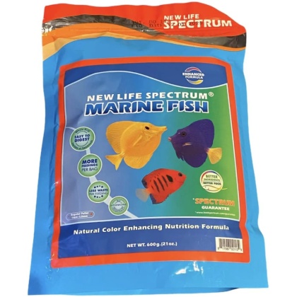 New Life Spectrum Marine Fish Food Regular Sinking Pellets