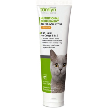 Tomlyn Felovite II Nutritional Supplement Gel for Cats & Kittens