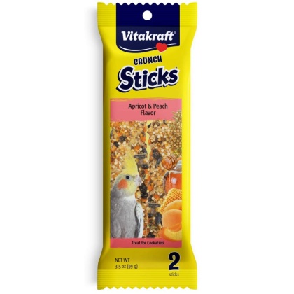 Vitakraft Crunch Sticks Apricot & Peach Cockatiel Treats