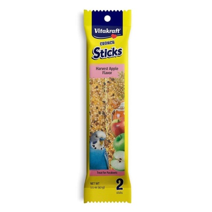 Vitakraft Crunch Sticks Harvest Apple Parakeet Treats