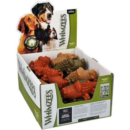 Whimzees Natural Dental Care Alligator Dog Treats