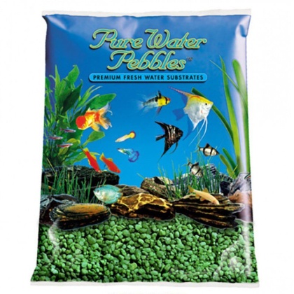 Pure Water Pebbles Aquarium Gravel - Emerald Green