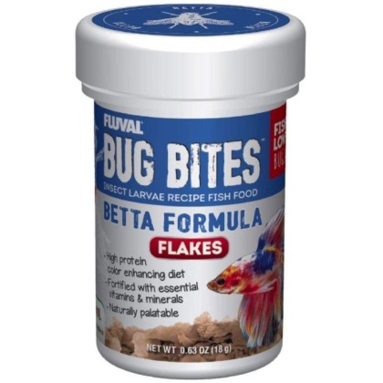 Fluval Bug Bites Betta Formula Flakes