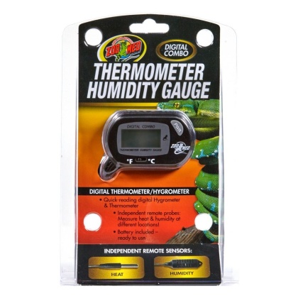 Zoo Med Digital Combo Thermometer Humidity Gauge