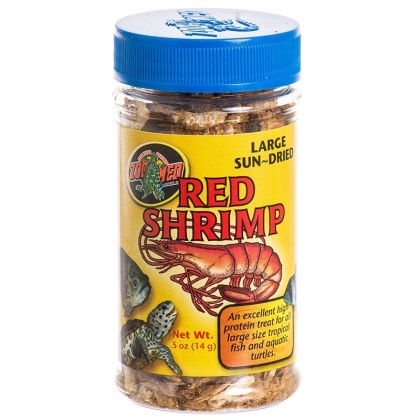 Zoo Med Large Sun-Dried Red Shrimp