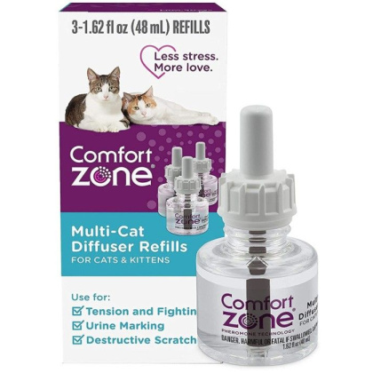 Comfort Zone Multi-Cat Diffuser Refills For Cats and Kittens